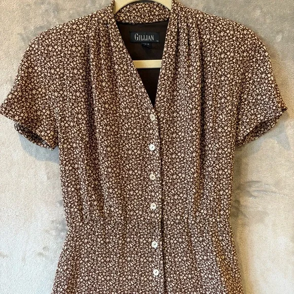 Gillian Vintage Floral 90s Retro Jumpsuit Sz 4 - Picture 2 of 8